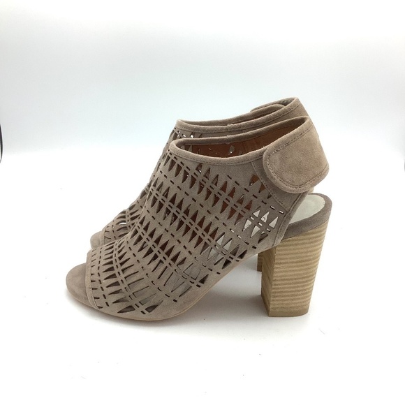 Jeffrey Campbell Leather Open Toe Heel Sandals 8 - Picture 13 of 14